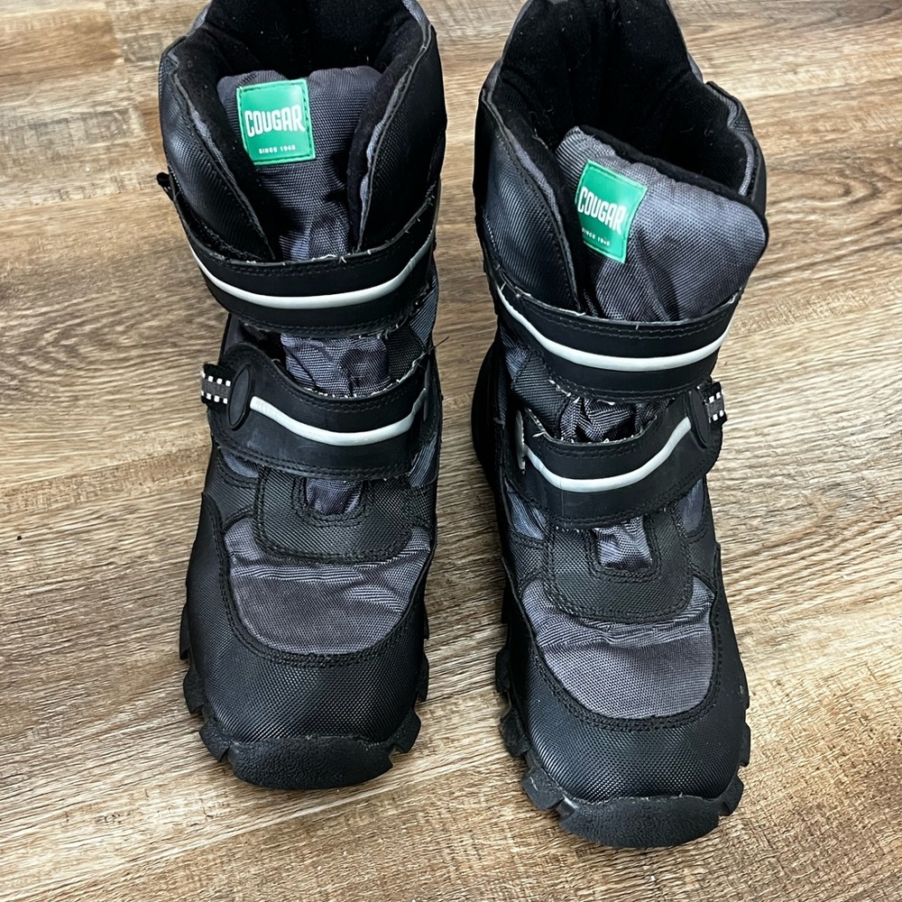 Cougar Kids Black Winter Boots